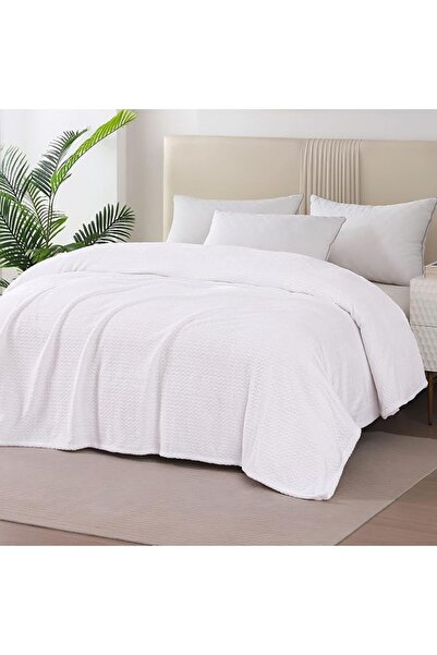 Whale Flotilla Breathable Fleece Twin Size Blanket for Bed(170x230 CM)
