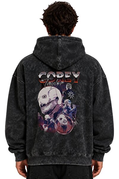 SEVBANO Φούτερ με κουκούλα Corey Taylor Slipknot με στάμπα ροκ μέταλ μουσικού...