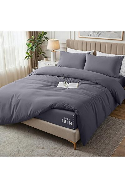 Utopia Bedding طقم غطاء لحاف مقاس كامل مع 2 غطاء وسادة، غطاء لحاف من 3 قطع بس...