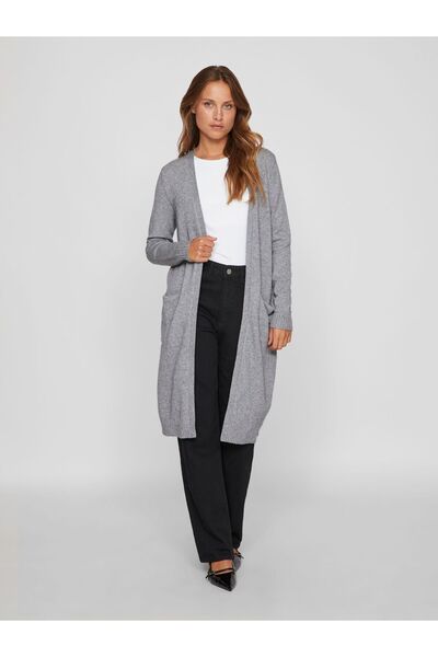 VILA Strickjacke VIRIL Longline