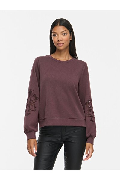 VILA Langärmeliges Sweatshirt VISIFFA Rundhals