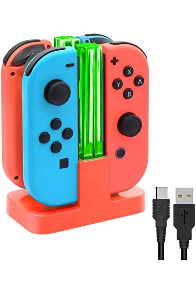 Generic محطة شحن FYOUNG لوحدات التحكم Joy-Con الخاصة بجهاز Switch OLED - محطة...