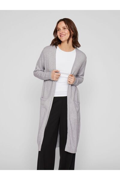 VILA Strickjacke VIRIL Longline