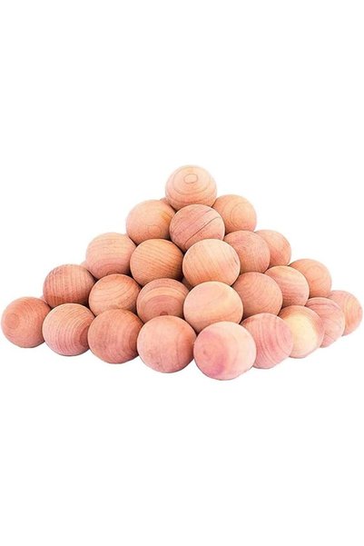 ELECDON كرات خشب الأرز طاردة للعث، كرات خشب الأرز طبيعية 100% لحماية الملابس ...