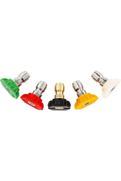 Generic Tool Daily Pressure Washer Nozzle Tips Multiple Degrees, 1/4 Inch, 2....
