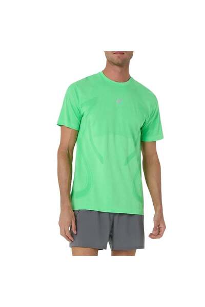 Asics Running T-shirt for men Road SS 2026-Green-M