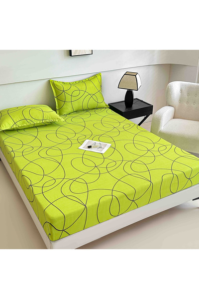 JOJO HOME Ελαστικό κάλυμμα στρώματος 140-180x200εκ., περιλαμβάνονται 2 μαξιλα...