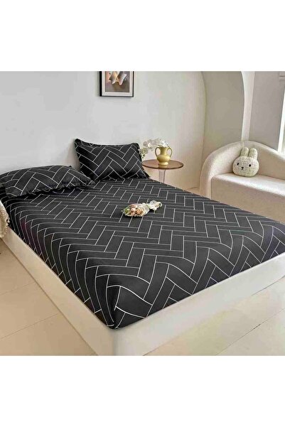JOJO HOME Stretchy sheet for mattress 140-180x200cm, 2 pillowcases 50x70cm in...
