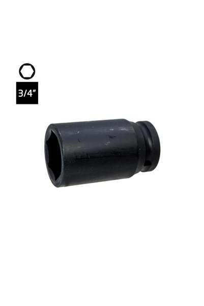 Titi 6609 Altı Köşe 3/4" Havalı Uzun Derin Lokma Anahtar 32 mm