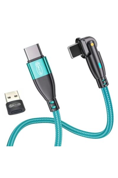 Müller ®   Καλώδιο δεδομένων Type C και Lightning, με αντάπτορα USB OTG που υ...