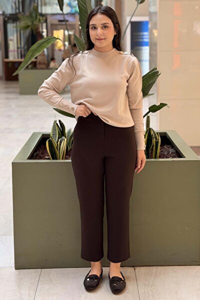sentez giyim Sentez Stretch Pipe Leg Trousers