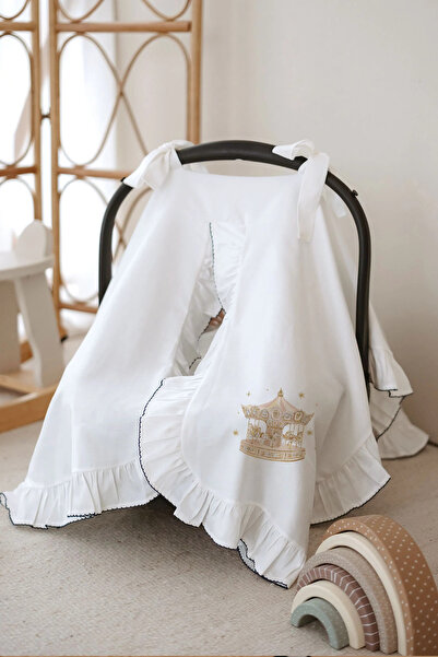 Tuğba Kuğu 100% Cotton Muslin Stroller Cover |   Soft and Breathable Fabric -...