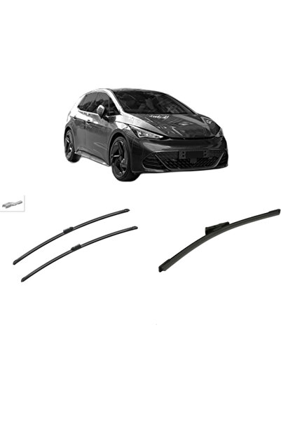 Bosch Σετ 3 υαλοκαθαριστήρων CUPRA BORN (K11) 2021-2024, για παρμπρίζ και πίσ...