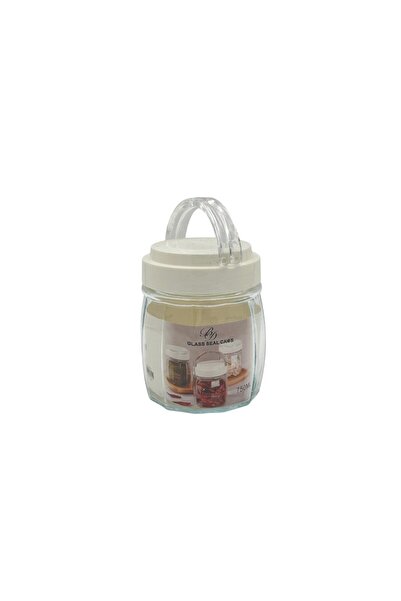 B&D Glass Storage Jar 750ml, Clear Glass Container for Storing Dry Food, Snac...