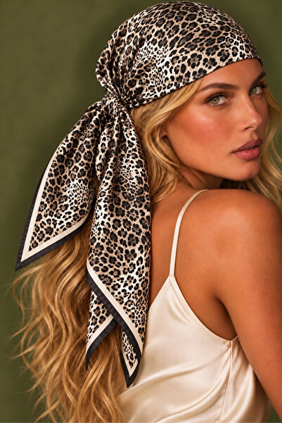 Albie Bandana de dama imprimata, eleganta, potrivita pentru utilizare zilnica...