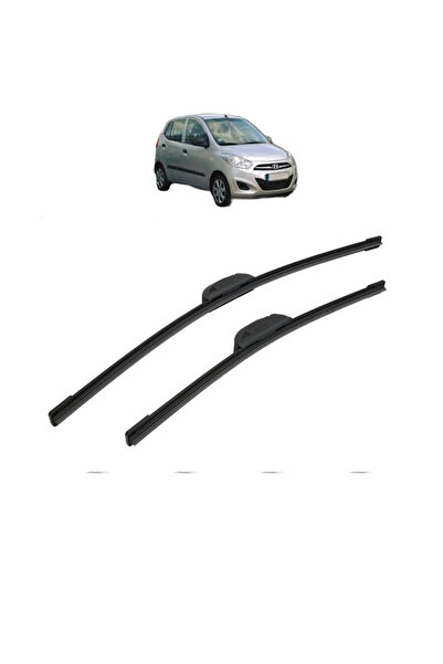 Bosch Σετ 2 υαλοκαθαριστήρων HYUNDAI i10 I (PA) 2007-2018, για παρμπρίζ, Aero...