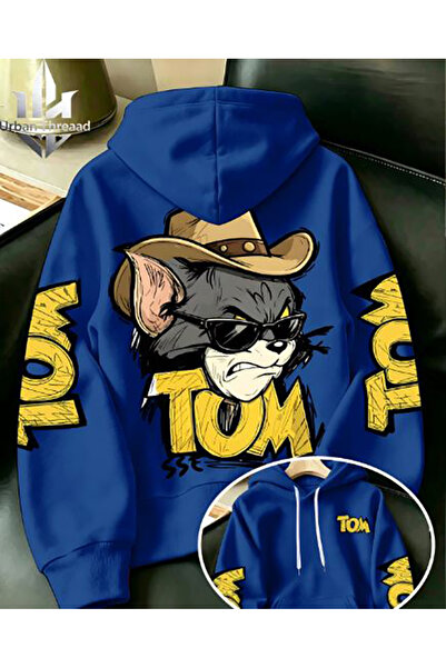 Generic Brand SWEATSHIRT DIN BUMBAC PEȘTUIT CU TREI FIPIEȘTI, MĂRIME MARE