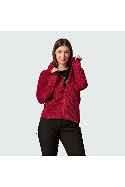NORTHFINDER MI-4970OR women's fleece active sweater ZILOVA, cireș, M