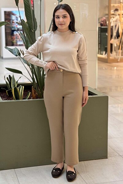 sentez giyim Sentez Stretch Pipe Leg Trousers
