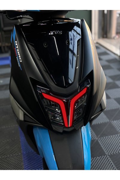 Banxtre TVS Ntorq 125 için Far Renklendirme Far Tasarım Film Sticker