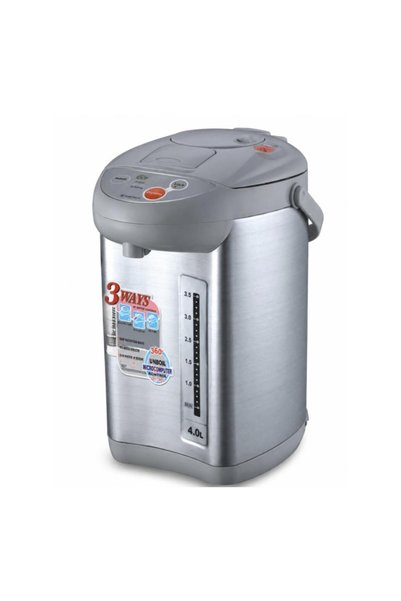 Tradeo 4L 750W Electric Thermo Pot with 3-Way Water Dispensing, Reboil, Safet...