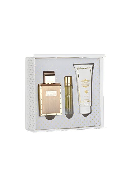 lattafa Σετ Δώρου Αρώματος The Kingdom Men (Eau De Parfum 100ml & 12ml & Αφρό...