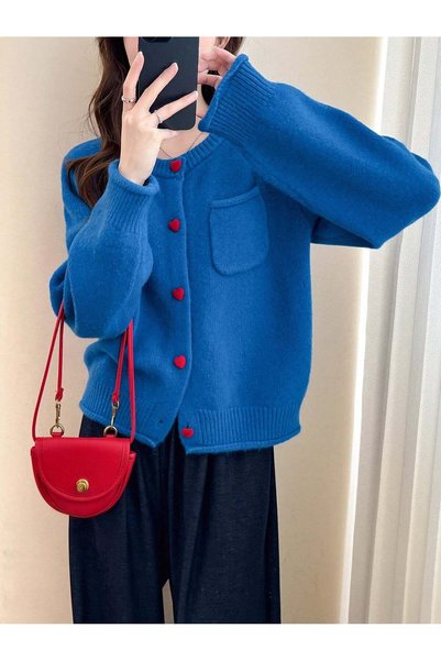 Sheya Cardigan, blue