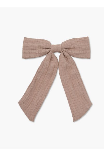 FAV Gloo Pack of 3 Bow Barrette Hair Clips with Textured Design