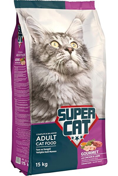 Super Cat Gurme Yetişkin Kedi Maması 15 KG
