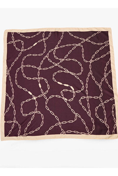 FAV Scarf Square Satin Chain Print