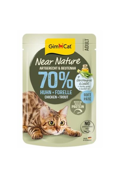 Gimcat Near Nature Tavuklu&Alabalıklı 85 Gram