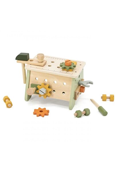 Viga Set de unelte PolarB, din lemn, 21 de piese, multicolor KID442490