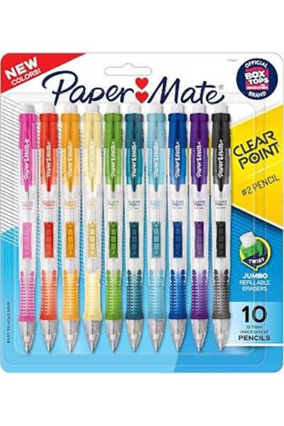 DEEMOUNT أقلام رصاص ميكانيكية من Paper Mate Clearpoint، 0.7 مم HB # قطعتان من...