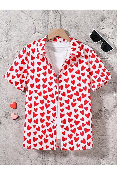 Sheya Short-Sleeved shirt, red