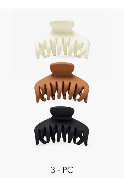 FAV Gloo Pack of 3 Rectangular Hair Clamps