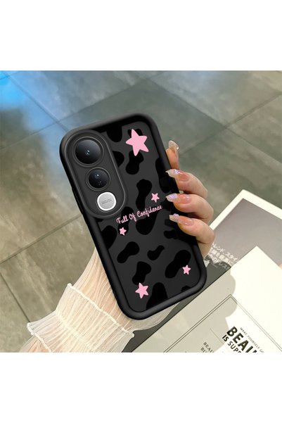 CHICASELUX حافظة Vivo V50 Lite 4G/5G متوافقة مع تصميم Fashion Leopard Star، ح...