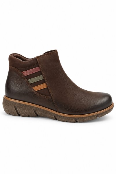 Venüs Women's Genuine Leather Brown Casual Boots Vs011