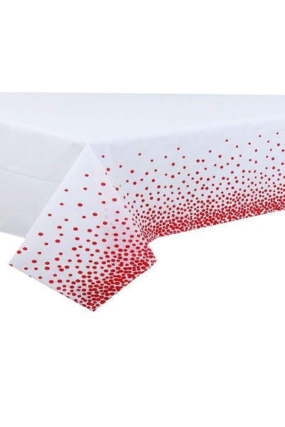 Rao Fata de Masa, din Peva, Imprimeu Buline, 137 X 274 Cm, Impermeabila, fara...