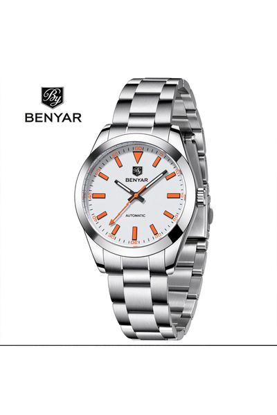 Benyar BY-5218 men's stainless steel mechanical Watch