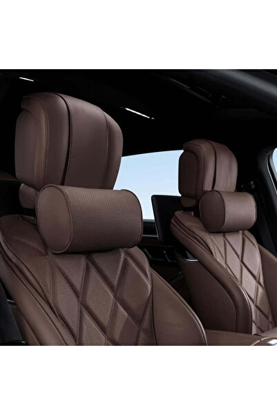 OEM Pernă ergonomică pentru tetieră auto – Spumă cu memorie, Maro Mocha