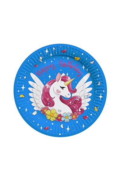 OEM Farfurii de Carton Unicorn 23cm, 10buc – practice pentru servire, petrece...