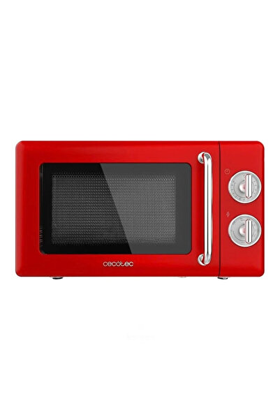 CECOTEC Cuptor cu microunde 2 în 1 Retro, 20 litri, Cecotec, ProClean, roșu