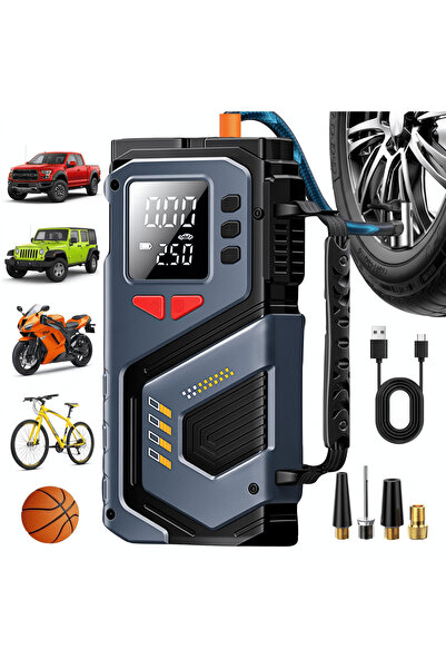 Choice style Fast Cordless Tire Inflator 150PSI Portable Air Pump Auto Shutof...