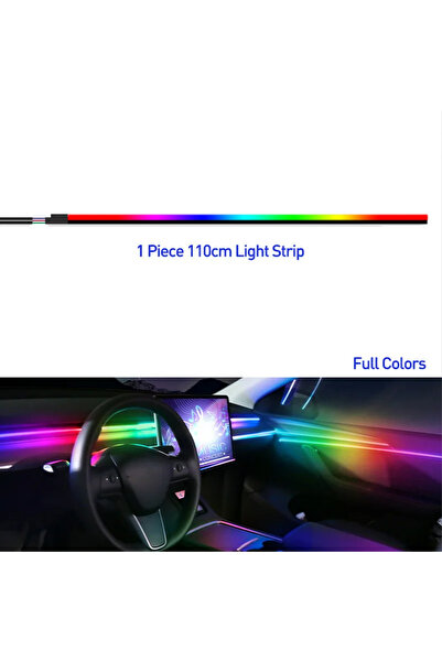 Choice شريط إضاءة LED ملون بالكامل 110 سم X1 لـ 18 في 1، إكسسوارات إضاءة داخل...