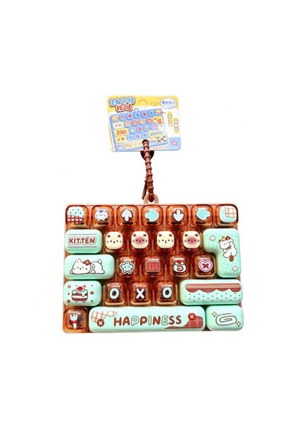 Choice D 26Grid Keycap Clicker سلسلة مفاتيح لوحة مفاتيح فيدجيت مضادة للتوتر، ...