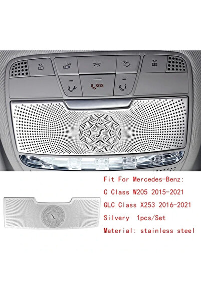 Choice غطاء مكبر الصوت لباب السيارة لمرسيدس بنز W205 W213 X253، زخرفة مكبر ال...
