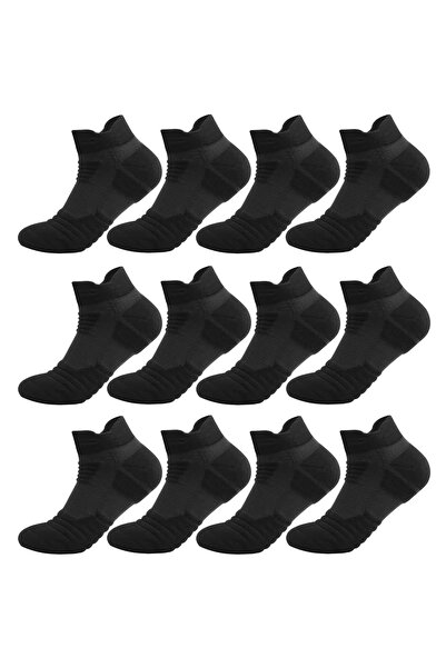 Choice EU39-45 12 pairs black 6/12Pairs Breathable Mesh Athletic Terry Socks ...