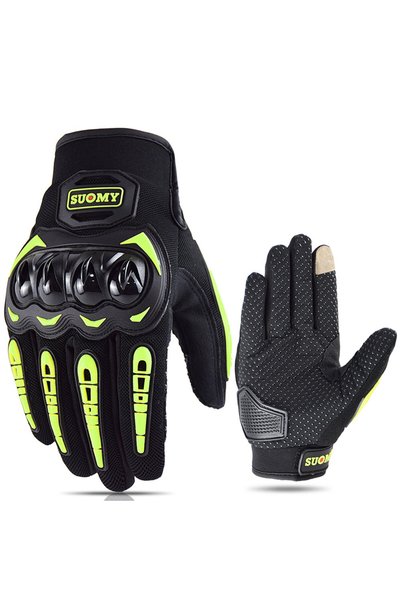 Choice M SU33 Green Suomy Motorcycle Gloves Summer Mesh Breathable Moto Glove...