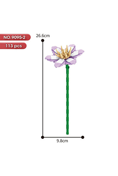 Choice 9095-2 مكعبات بناء على شكل زهور اصطناعية للديكور المنزلي وتزيين الطاول...