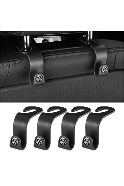 Volkswagen 4 قطع من خطافات تنظيم وحمل الأغراض لمقاعد السيارة من فولكس فاجن، م...